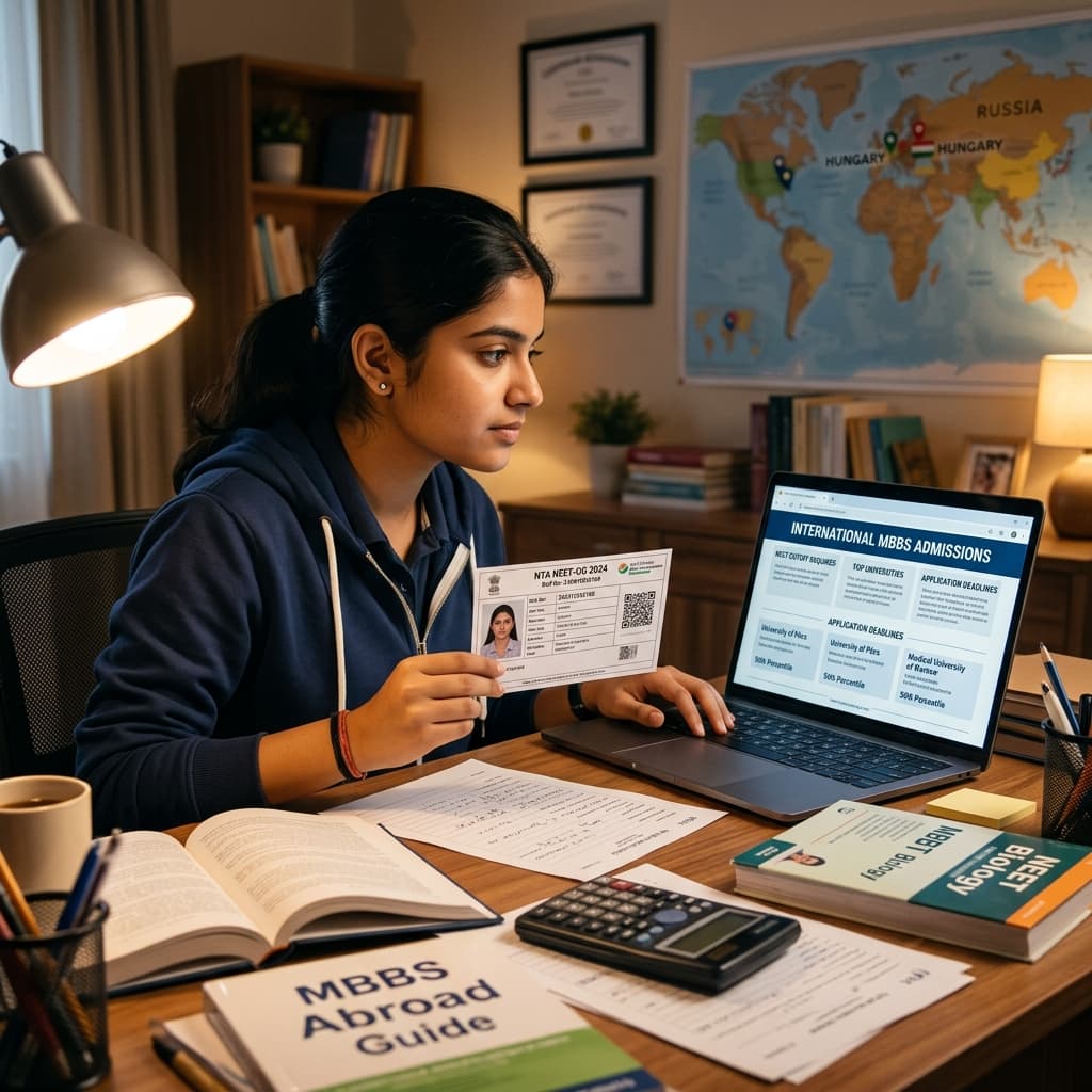 NEET Cutoff for MBBS Abroad 2026: Minimum Score, Percentile & Country-Wise Requirements