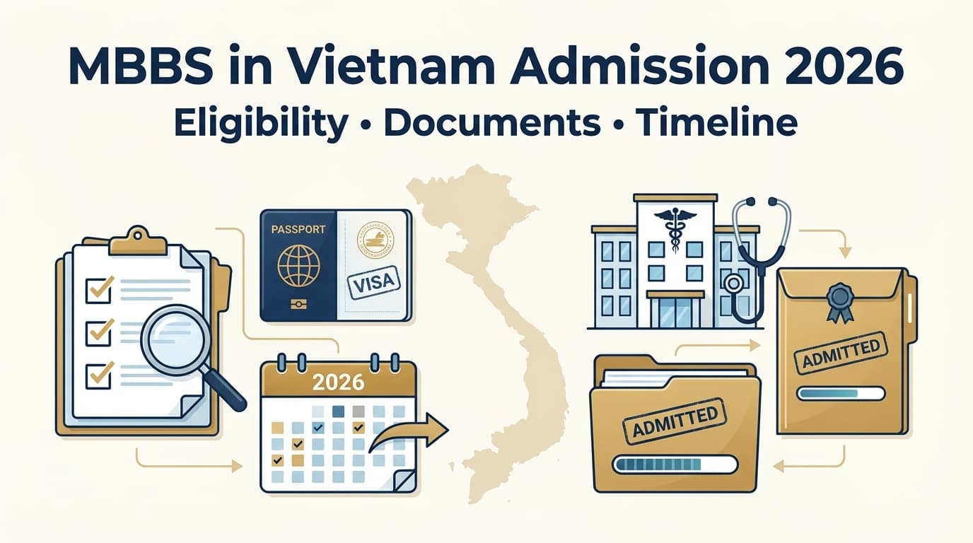 MBBS in Vietnam Admission 2026: Eligibility, Documents, Intake Timeline, and Offer Letter Process