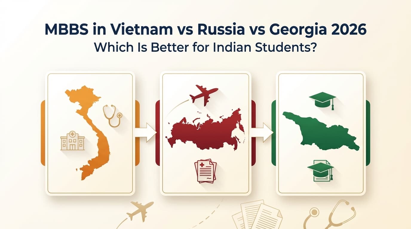 MBBS in Vietnam vs Russia vs Georgia 2026: Which Is Better for Indian Students?